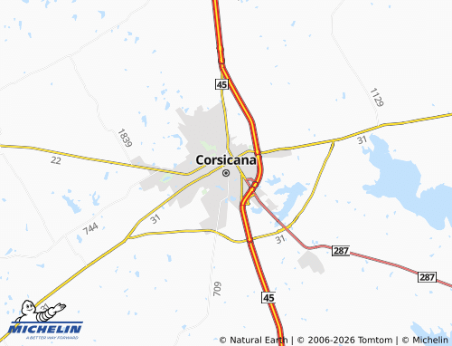 Mappa MICHELIN Corsicana - ViaMichelin