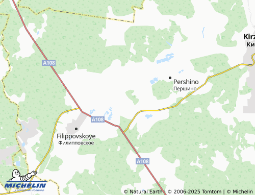 MICHELIN Shuvalovo map - ViaMichelin