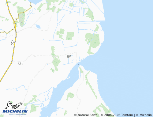Mappa MICHELIN Udbyhøj Vasehuse - ViaMichelin