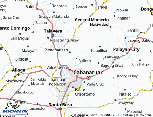 MICHELIN Buliran map - ViaMichelin