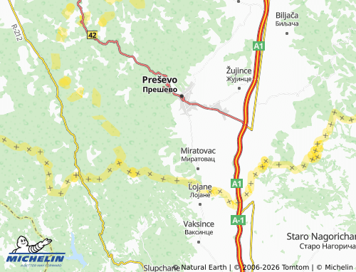 Carte MICHELIN Trnava - ViaMichelin