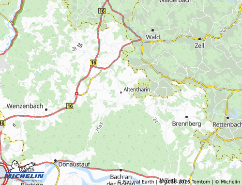 Mappa MICHELIN Altenthann - ViaMichelin