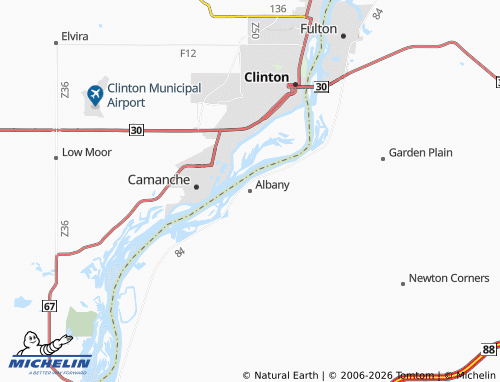 Mappa MICHELIN Albany - ViaMichelin