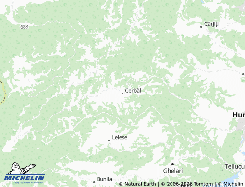 Mappa MICHELIN Cerbăl - ViaMichelin