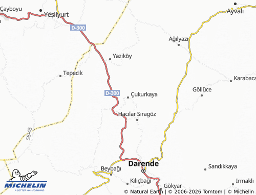 Mappa MICHELIN Çukurkaya - ViaMichelin