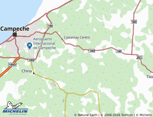 MICHELIN Miguel Alemán map - ViaMichelin