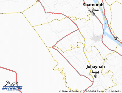 Mappa MICHELIN al-Jabeerat - ViaMichelin