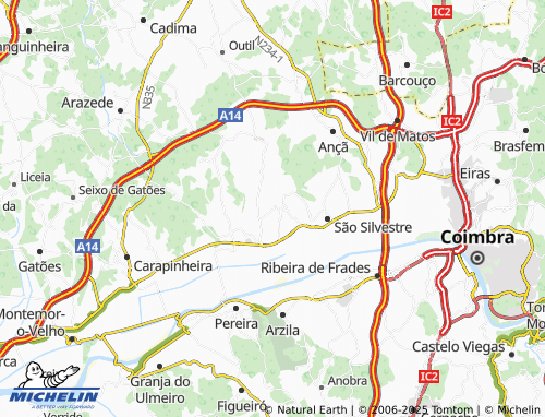MICHELIN-Landkarte Vila Verde - ViaMichelin