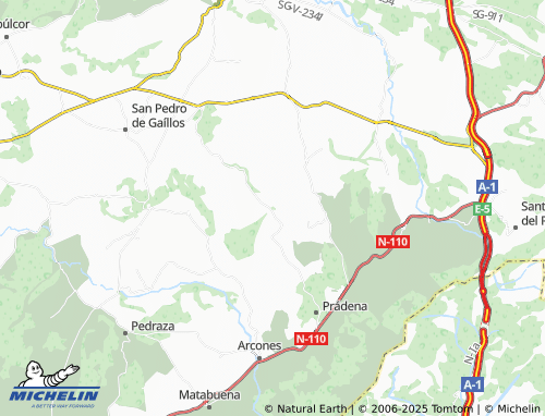 MICHELIN Castroserna de Arriba map - ViaMichelin