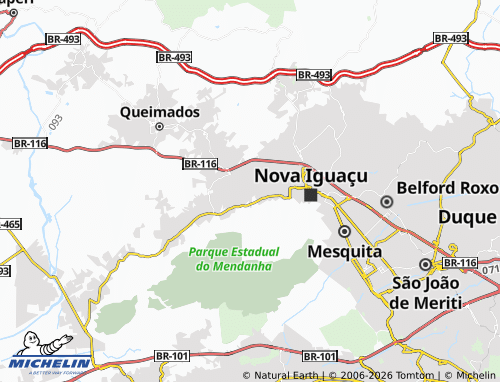 Mapa MICHELIN Jardim Pitoresco - ViaMichelin