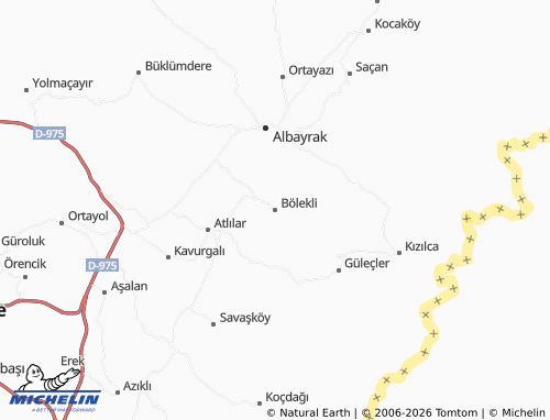 Mapa MICHELIN Bölekli - ViaMichelin