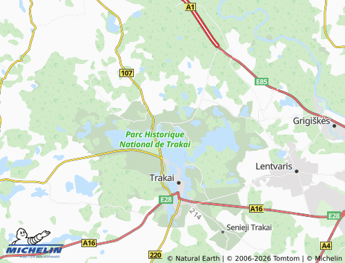 MICHELIN Totoriškės map - ViaMichelin