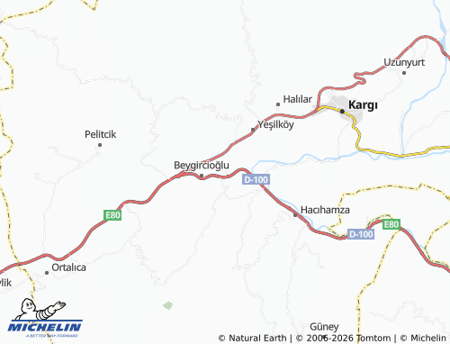MICHELIN Çeltiközü map - ViaMichelin