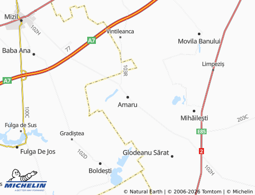 Carte MICHELIN Amaru - ViaMichelin