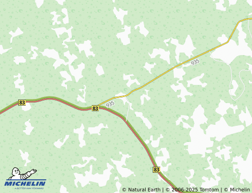 MICHELIN Saukkoriipi map - ViaMichelin