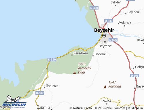 MICHELIN Karadiken map - ViaMichelin