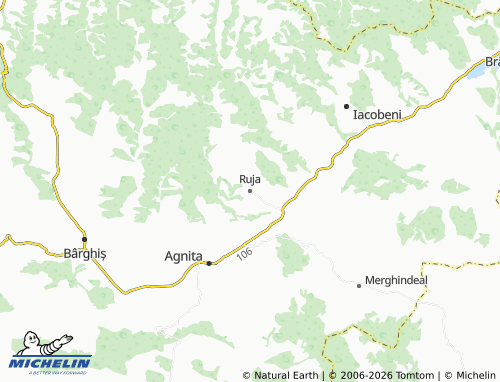 Mappa MICHELIN Ruja - ViaMichelin
