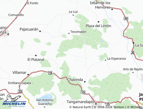 Mapa MICHELIN La Cuestita - ViaMichelin