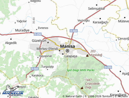 MICHELIN Arda map - ViaMichelin