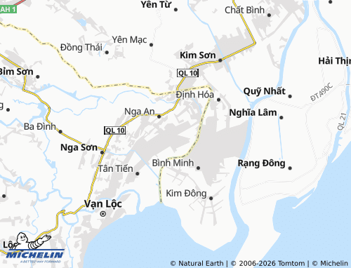 Mapa MICHELIN Nga Thái - ViaMichelin
