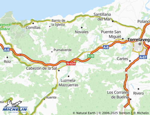 MICHELIN Cabrojo map - ViaMichelin