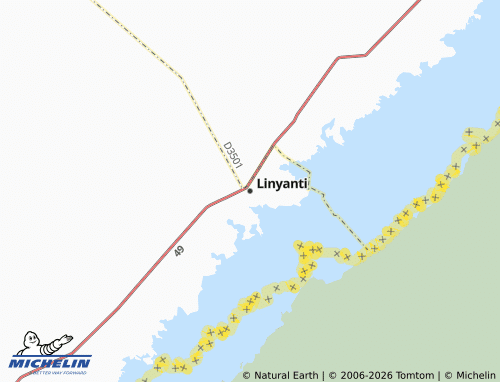 MICHELIN-Landkarte Linyanti - ViaMichelin
