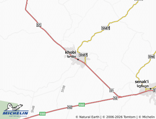 Mappa MICHELIN khobi - ViaMichelin