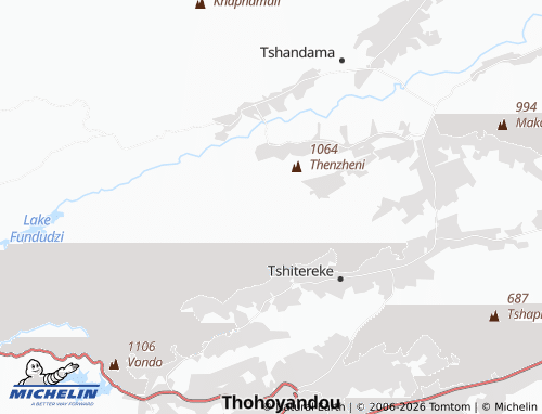 MICHELIN-Landkarte Tshiiwani - ViaMichelin