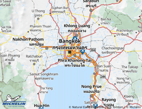 Mapa MICHELIN Sathon - ViaMichelin