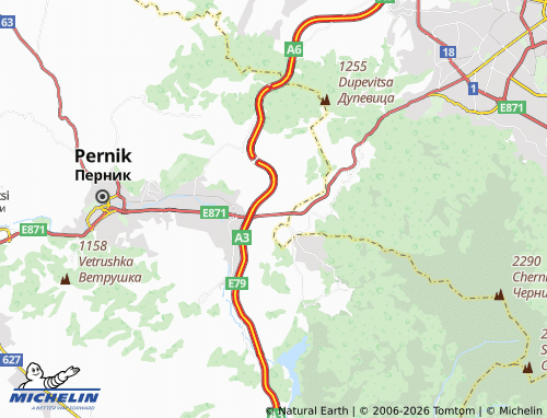 MICHELIN Dragichevo map - ViaMichelin