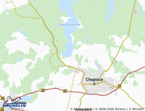 Mapa MICHELIN Charzykowy - ViaMichelin
