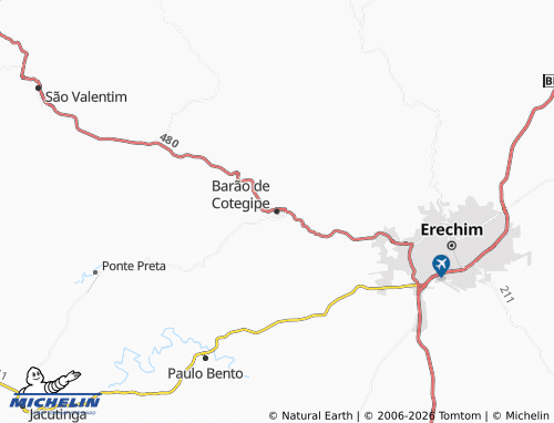 Mapa MICHELIN Barão de Cotegipe - ViaMichelin