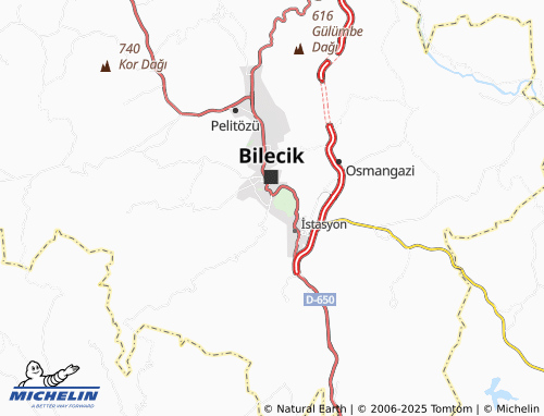 MICHELIN-Landkarte Ertuğrulgazi - ViaMichelin