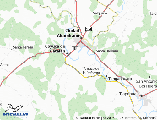 MICHELIN-Landkarte La Bajada - ViaMichelin