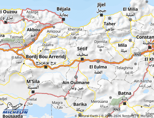 Mappa MICHELIN Ayn Arnat - ViaMichelin