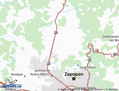 Mappa MICHELIN Valle de los Molinos - ViaMichelin