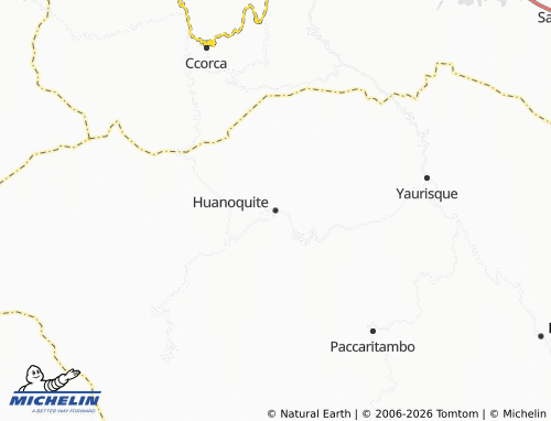 Carte MICHELIN Huanoquite - ViaMichelin