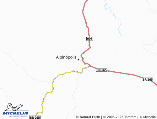 Mapa MICHELIN Alpinópolis - ViaMichelin