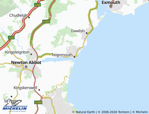 Carte MICHELIN Teignmouth - ViaMichelin