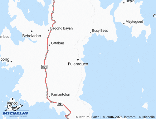 MICHELIN Pularaquen map - ViaMichelin