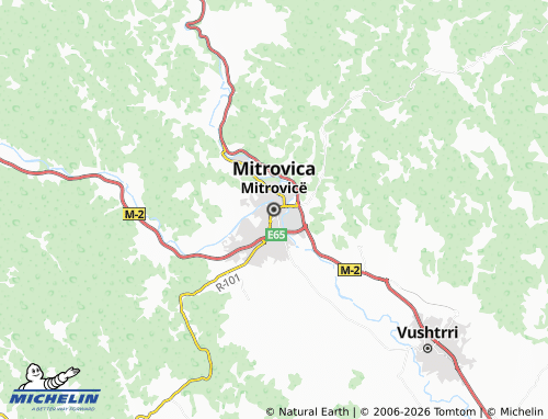 Carte MICHELIN Mitrovica - ViaMichelin