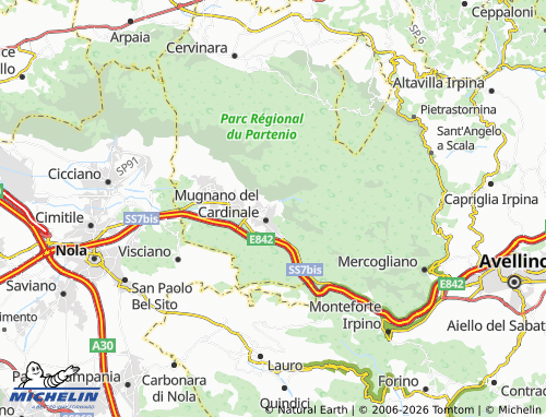 Mapa MICHELIN Quadrelle - ViaMichelin