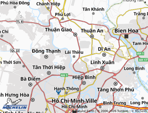 Mappa MICHELIN Lái Thiêu - ViaMichelin