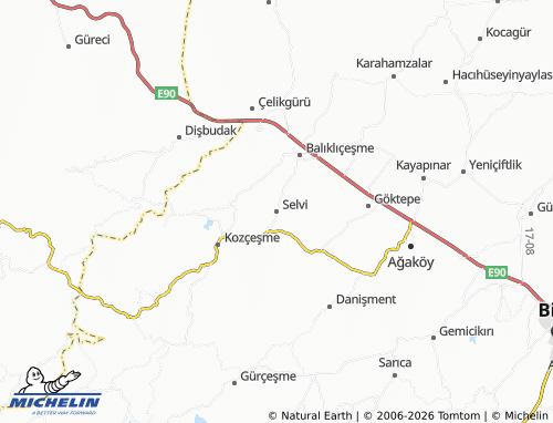 Mappa MICHELIN Selvi - ViaMichelin