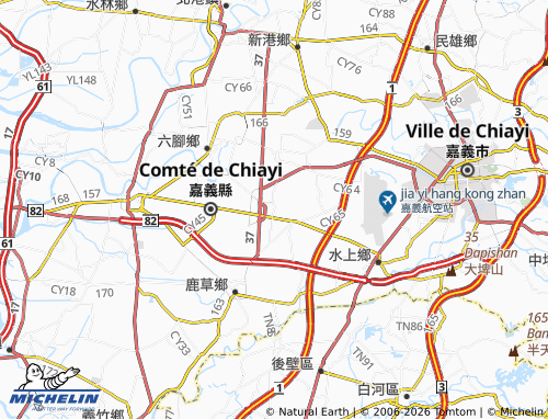 Mapa MICHELIN tai bao shi - ViaMichelin