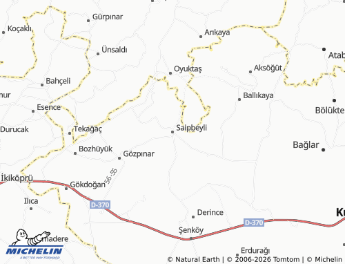 Mappa MICHELIN Saipbeyli - ViaMichelin
