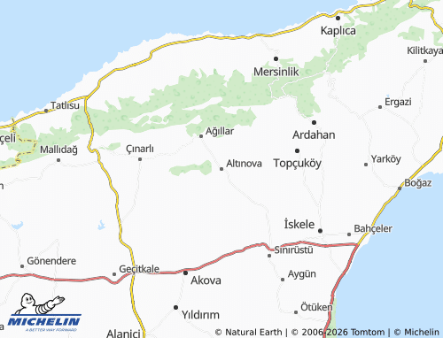MICHELIN-Landkarte Altınova - ViaMichelin