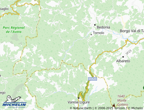 MICHELIN Vannini map - ViaMichelin
