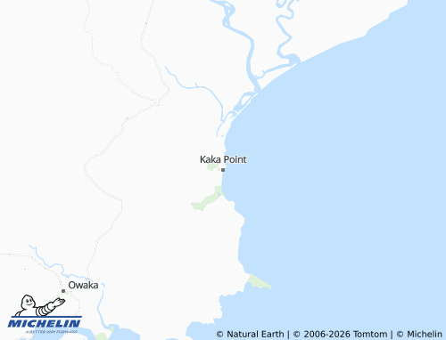 Mapa MICHELIN Kaka Point - ViaMichelin