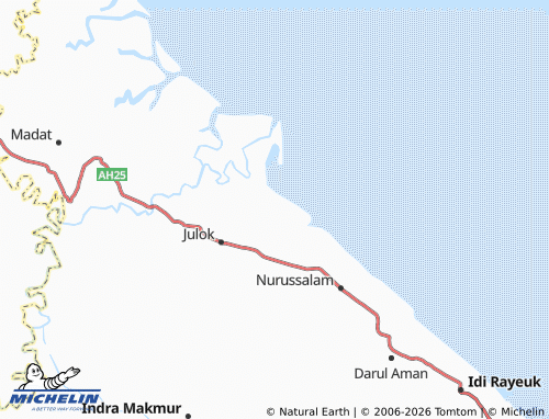 MICHELIN Kuala Geulumpang map - ViaMichelin